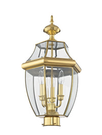 2354-02 Monterey Candelabra Base Light Bulb Socket Large Outdoor Post Top Lantern 23.5