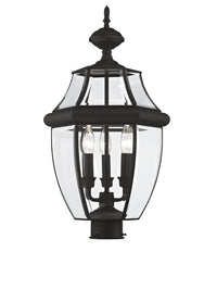 2354-04 Monterey Candelabra Base Light Bulb Socket Large Outdoor Post Top Lantern 23.5