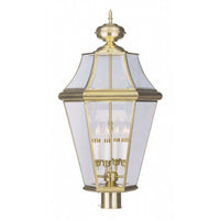 2368-02 Georgetown Candelabra Base Light 4 Bulb Sockets Extra Large Outdoor Post Top Lantern 29
