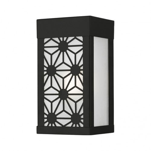 24321-04 Berkeley Outdoor 1 E26 Medium Base Light Bulb Socket Outdoor ADA-Compliant Stainless Steel Wall Sconce 4.5"x8.5" Black Finish 120V for Garden, Interior, Exterior and Patio