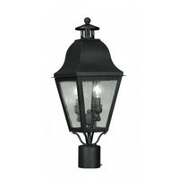 Amwell Candelabra Base 2 Light Bulb Sockets Medium Outdoor Post Top Lantern 8.5