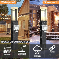 CPLA10 Outdoor Aluminum Post Mounted Lantern Light with 40