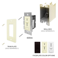 Dimmer and Driver Switch 2-in-1, 40W/60W/100W DC12V/DC24V LED Driver + Dimmer, UL Listed Class 2, Mini On/Off Dimmer Power Supply for LED Strip Lights, Low Voltage Lighting, UL Listed