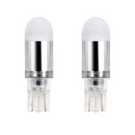 2x/4x/6x T5 T10 1W 12V LED Wedge Base Light Bulbs Energy Saving Light Bulb - 3000K Warm White / 2 Pack