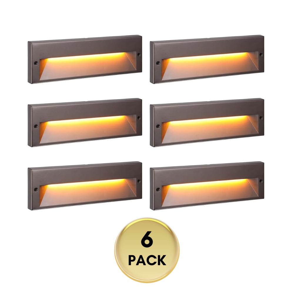 STLA10 Aluminum Low Voltage Step Lights | Outdoor Deck Lights Package