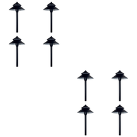 CDPA77 4x/8x/12x Package 3W 12V AC/DC Low Voltage Hexagon Umbrella Hat 5CCT Integrated LED Aluminum Path Light