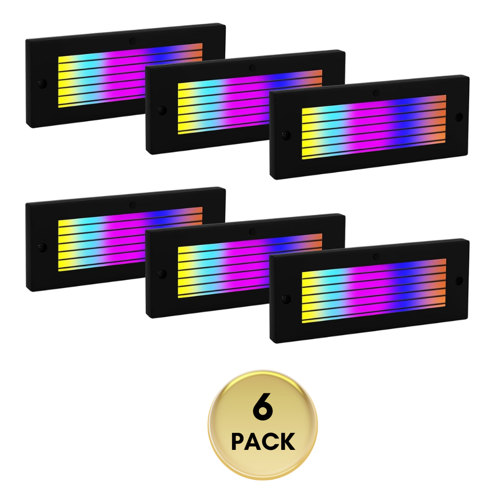STLA02 RGBCW Low Voltage Grilled Step Lights Package | Outdoor