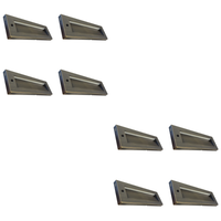Outdoor Landscape Lighting LED 12V Low Voltage STBCC18 4x/8x/12x Package 3CCT 3W LED Cast Brass Outdoor Horizontal Modern Step Light 12V Low Voltage Lighting Natural Brass 8 Pack