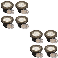 UNB08 4x/8x/12x Package Cast Brass 12V Low Voltage Commercial PAR36 LED In-ground Well Light IP65 Waterproof 10W 160° 3000K