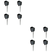 STB22 4x/8x/12x Package 3W 3000K 240LM Cast Brass LED Mini Step Light with Stainless Steel Stake 12V Low Voltage Landscape Lighting