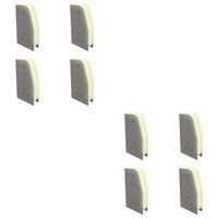 CRG34 4x/8x/12x 3.9″x 1.37″ x 7.8″ Paver Well Light - Heavy Duty Cast Aluminum, IP65 3.5W 3000K AC/DC 12V Low Voltage COB