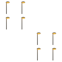 PLB27 4x/8x/12x Package Cast Brass Path and Area Light 4W 3000K Integrated LED 12V Low Voltage Pathway Outdoor Lighting Landscape Fixture