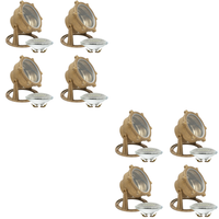 Outdoor Landscape Lighting LED 12V Low Voltage ULB02 4x/8x/12x Package Cast Brass PAR36 LED 12V Low Voltage Underwater Pond Light IP68 Waterproof 10W 160° 3000K Bulb 8 Pack