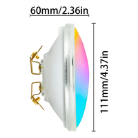 PAR36 9W 900LM LED RGB, 12V AC/DC G53 Base, Remote Controlled, IP65 waterproof Low Voltage Bulbs