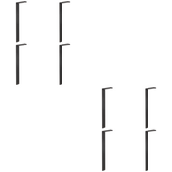 CDPS58 4x/8x/12x Package 3W Stainless Steel Directional Pathway Light LED Bollard Landscape Lighting - Black / 8 Pack