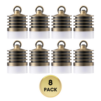 HLSL01  Calvo Low Voltage Brass Yellow Cylinder Pendant 4.5W 2700K Integrated LED Aluminum Light Hanging Patio Light