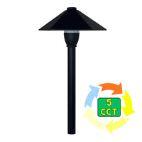 Outdoor Landscape Lighting LED 12V Low Voltage CDPA78 4x/8x/12x Package 3W 12V AC/DC Low Voltage Hexagon Umbrella Hat 5CCT Integrated LED Aluminum Path Light