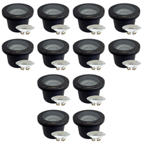 Outdoor Landscape Lighting LED 12V Low Voltage UNB08 4x/8x/12x Package Cast Brass 12V Low Voltage Commercial PAR36 LED In-ground Well Light IP65 Waterproof 10W 160° 3000K 12 Pack