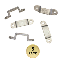 Outdoor Landscape Lighting LED 12V Low Voltage SLD10 Compatible 120V Power Connectors and Mounting Clip Accessories 5 Mounting Clips