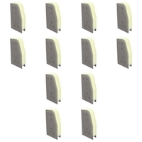 CRG34 4x/8x/12x 3.9″x 1.37″ x 7.8″ Paver Well Light - Heavy Duty Cast Aluminum, IP65 3.5W 3000K AC/DC 12V Low Voltage COB