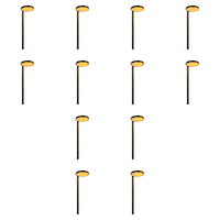 PLB27 4x/8x/12x Package Cast Brass Path and Area Light 4W 3000K Integrated LED 12V Low Voltage Pathway Outdoor Lighting Landscape Fixture