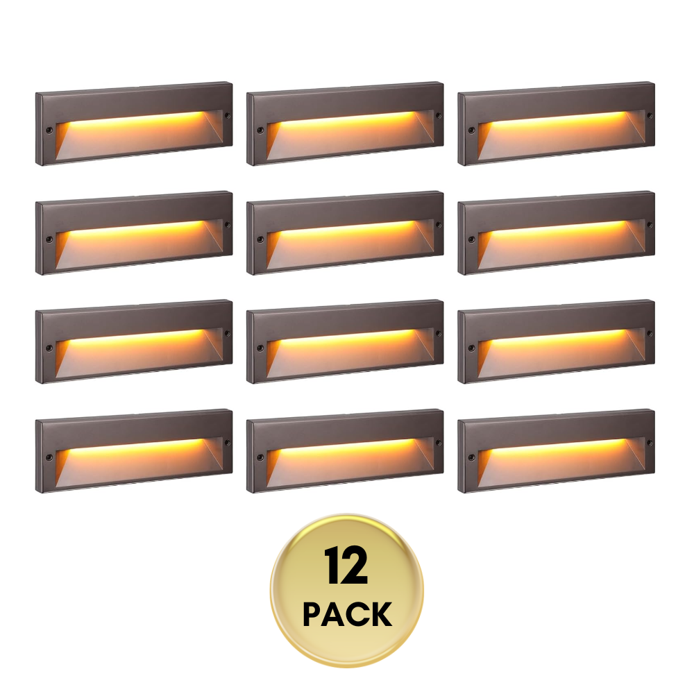 STLA10 Aluminum Low Voltage Step Lights | Outdoor Deck Lights Package