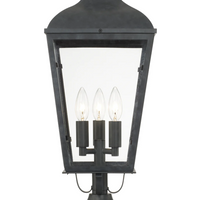 Dumont 3 Light Outdoor Post Light 9.25