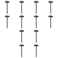 CDPA80 4x/8x/12x Package 5W 12V-24V AC/DC Low Voltage Dome-shaped Umbrella Hat 3000K Warm White Integrated LED Aluminum Path Light