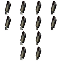 SPB10 4x/8x/12x Package 8W 3000K Warm White Integrated LED Brass Spotlight Low Voltage Small Directional Bullet Light