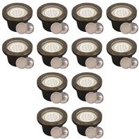 UNB08 4x/8x/12x Package Cast Brass 12V Low Voltage Commercial PAR36 LED In-ground Well Light IP65 Waterproof 10W 160° 3000K