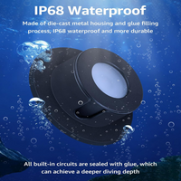 ULBA02 Aluminum Underwater Landscape 12-24V AC/DC 3W 3000K 300LM Integrated LED Fountain Light Pond Lighting IP68 Package