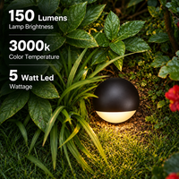 UNAL03 5W 3000K 150LM Bronze Aluminum Half-Moon LED Surface Mount Well Light – 12V Low Voltage Landscape Lighting
