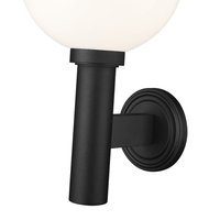 Outdoor Landscape Lighting LED 12V Low Voltage Laurent Outdoor Wall Sconce Light 1 E26 Medium Base Light Bulb Socket Outdoor Marine Grade Aluminum and Glass 12
