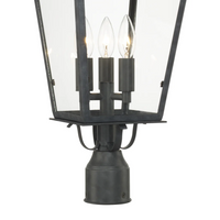 Dumont 3 Light Outdoor Post Light 9.25