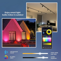 RGBCW MR16 6W Smart WIFI Bluetooth Control LED Light Bulb 2 and 6 Pack, Energy Saving RGBCW Color Changing 2700K-6500K 12V Outdoor LED Bulb Compatible with Alexa and Google Assistant