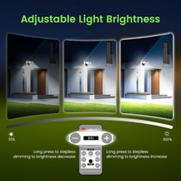 MLW2 Impermeable 20W LED Luces de inundación de seguridad para exteriores con sensor de movimiento