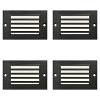 Outdoor Landscape Lighting LED 12V Low Voltage STB07 4x/8x/12x Package 2W LED Surface Mounted Horizontal Outdoor & Indoor Brass Step Light 12V Low Voltage