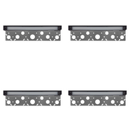 STB21 4x/8x/12x Package 4W 3000K 12" Cast Aluminum LED Retaining Wall Light 12V Low Voltage Hardscape Paver Lighting - 4 Pack