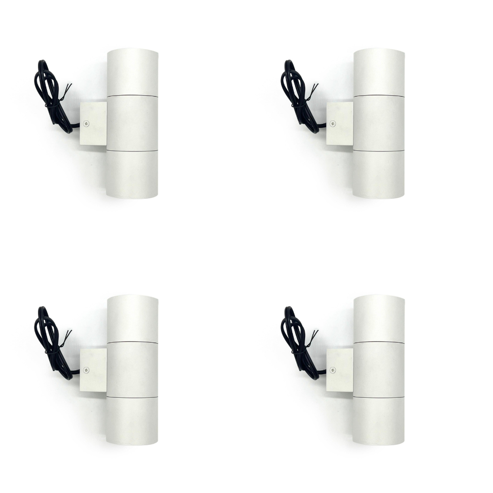 SCSP02 Stelvio Sconce White Finish Up/Down Light 4x/8x/12x MR16 4W Dimmable 2700K Package Low Voltage Outdoor Lighting