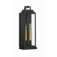 Aspen 2 Light Outdoor Sconce 6.5