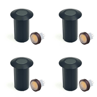UNBP07 Mortirolo Brass / Stainless Steel In-Ground Well Light 4x/8x/12x MR8 2.5W Dimmable 2700K Package Low Voltage Outdoor Lighting