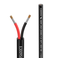2 Core 18/20/22 Gauge Wires UL2464 DC 5V/12V/24V/300V for Single Color LED Strip Light