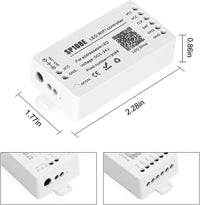 SP108E Smart Wi-Fi Magic RGB Addressable LED Controller Support WS2812B, WS2813B, etc. For LED Strip Light RGB-IC