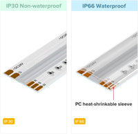 SLD18 Dotless Linear LED RGBW Color Changing 2.26W/ft COB Strip Lights IP30/IP66  Low Voltage 12mm DC12-24V Tape Light with Power Adapter Kit Available