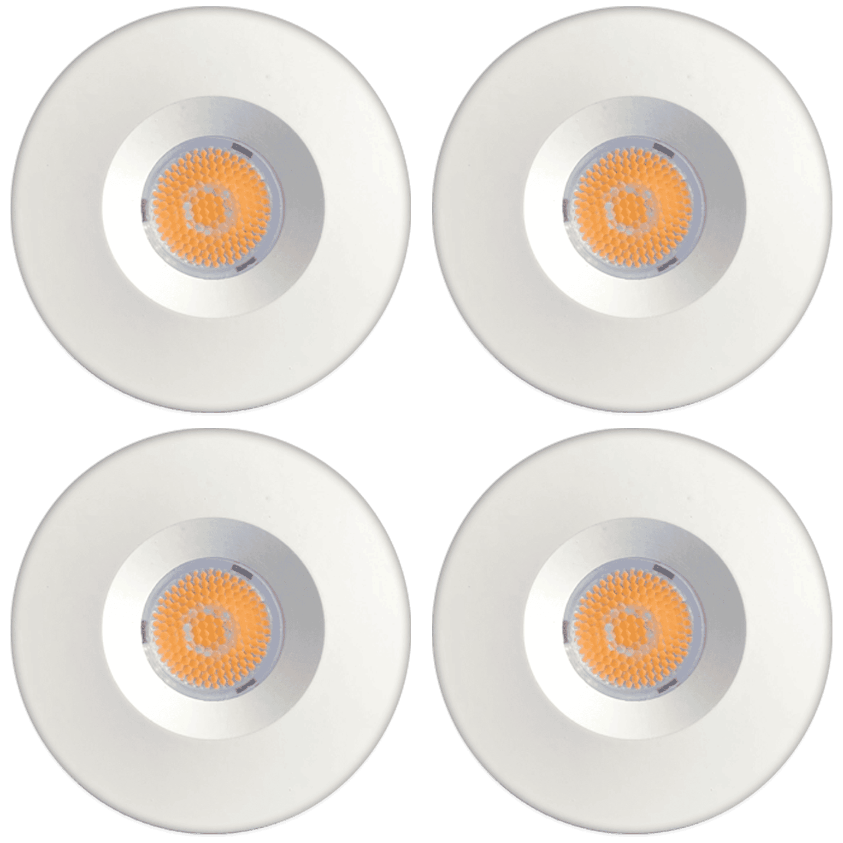 CB15 4x/8x/12x Package Round Recessed Cast Aluminum Cabinet Light Energy Saving Dimmable LED Downlighting 3000K or 5000K