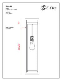 Dunbroch 584B Outdoor Wall Sconce 6.25