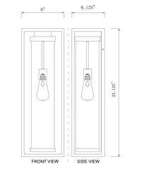 Dunbroch 584B Outdoor Wall Sconce 6.25