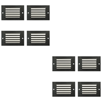 Outdoor Landscape Lighting LED 12V Low Voltage STB07 4x/8x/12x Package 2W LED Surface Mounted Horizontal Outdoor & Indoor Brass Step Light 12V Low Voltage