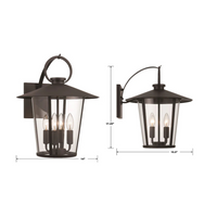 Andover 4 Light Outdoor Sconce 14