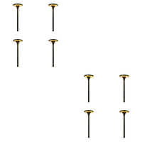Outdoor Landscape Lighting LED 12V Low Voltage PLB28 4x/8x/12x Package Outdoor Garden Pathway Light | 12V Low Voltage Brass Path Light 4W 3000K LED 8 Pack